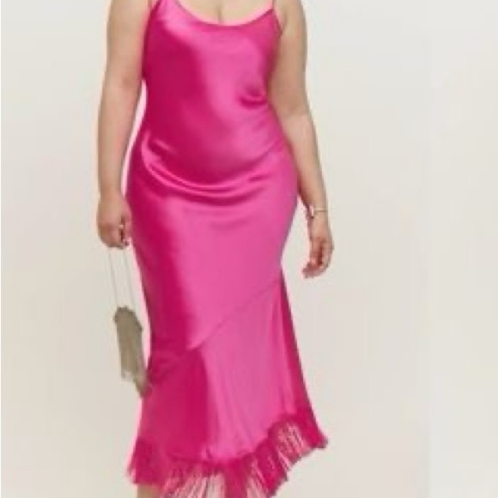Reformation Vibrant Pink Dress